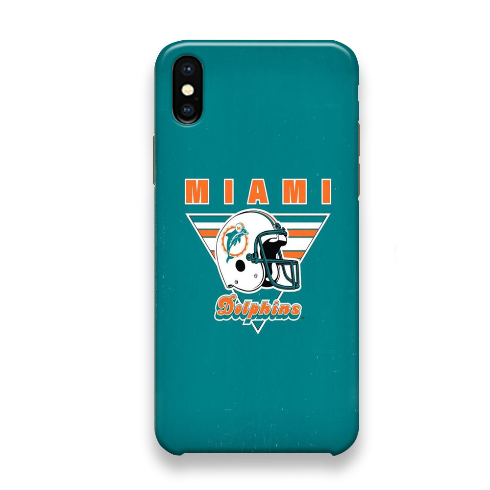NFL Miami Dolphins Triangel Logo iPhone X Case