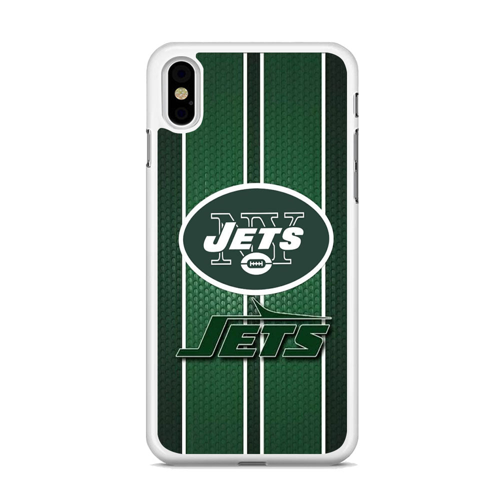 NFL New New York Jets Jersey Motif iPhone Xs Case