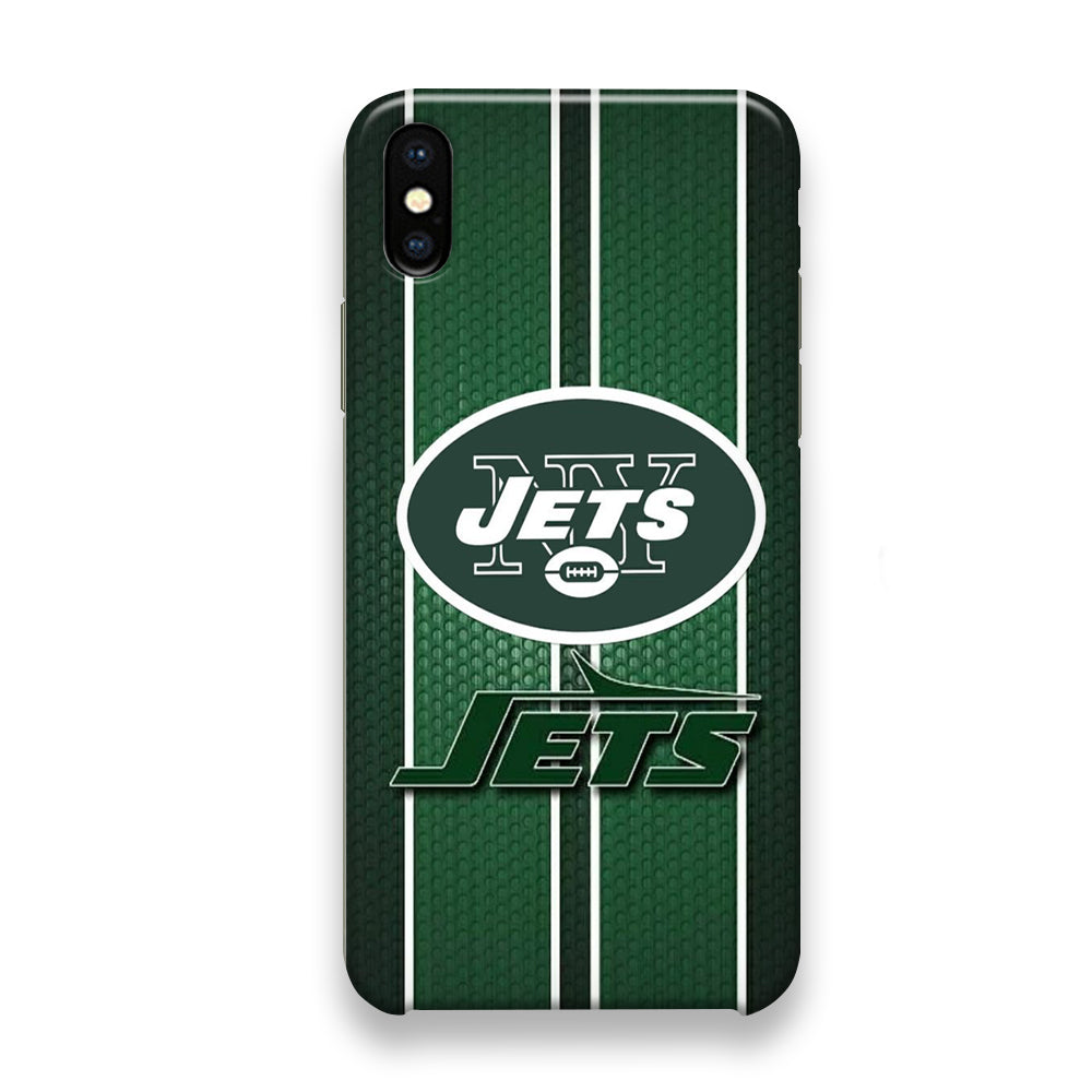 NFL New New York Jets Jersey Motif iPhone Xs Case