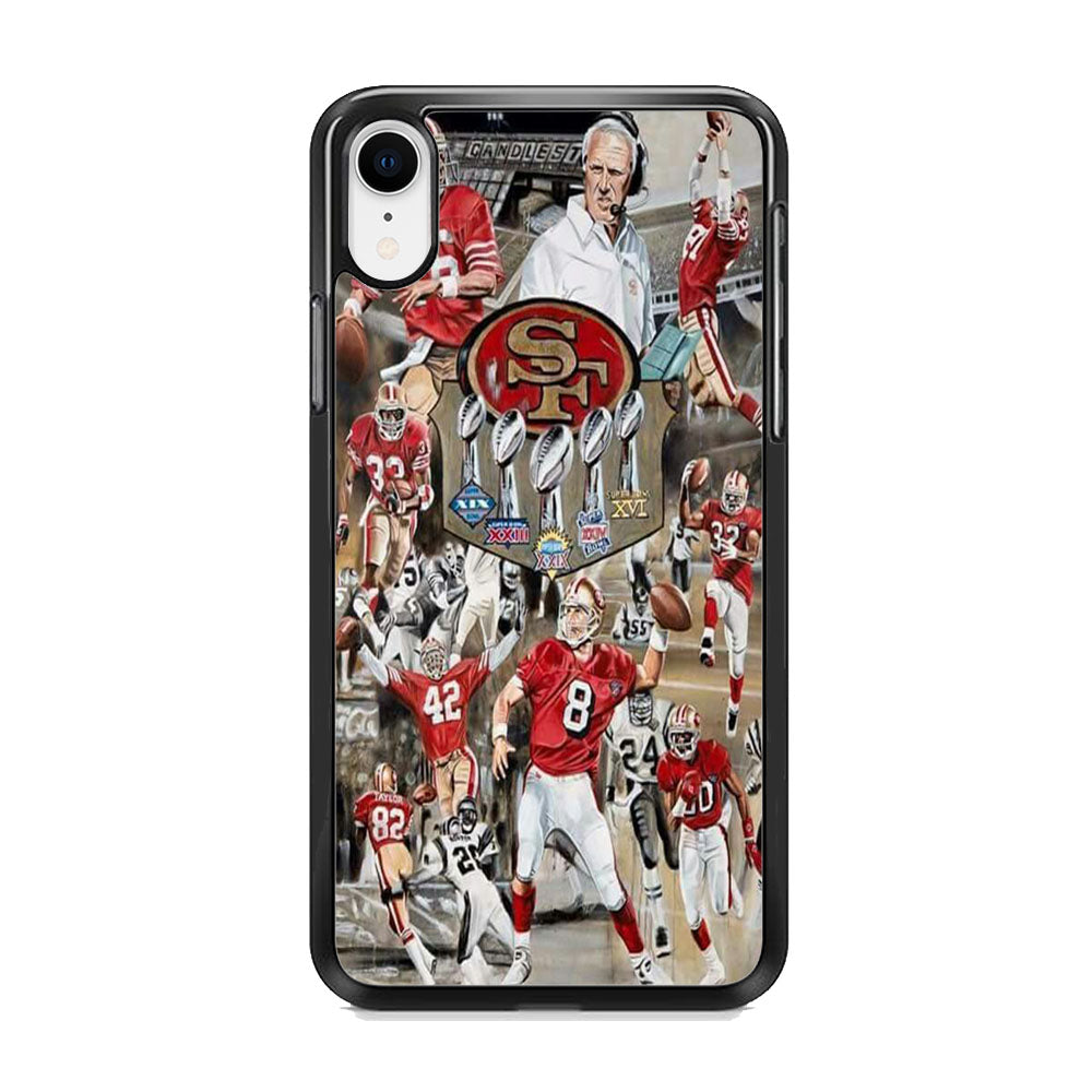 NFL San Francisco 49ers Team Show iPhone XR Case
