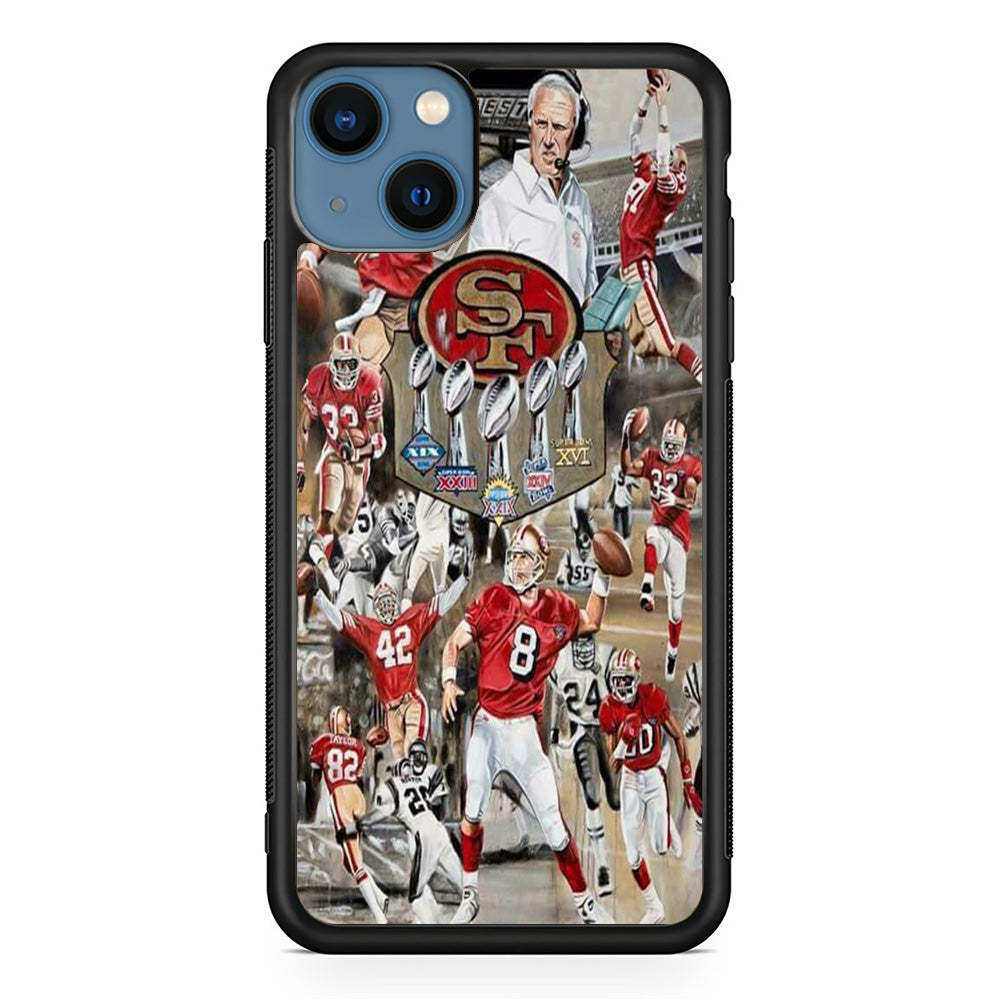 NFL San Francisco 49ers Team Show iPhone 13 Case