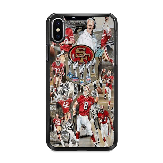 NFL San Francisco 49ers Team Show iPhone Xs Max Case