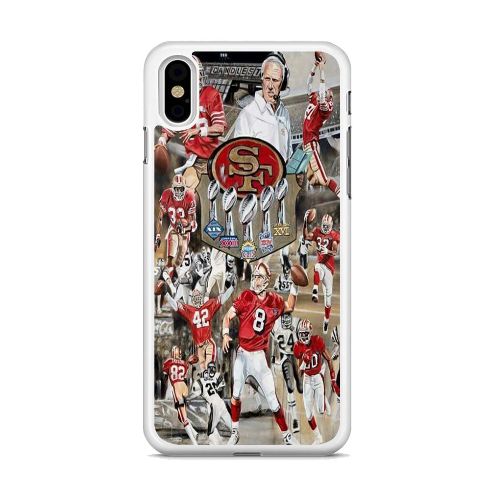 NFL San Francisco 49ers Team Show iPhone X Case