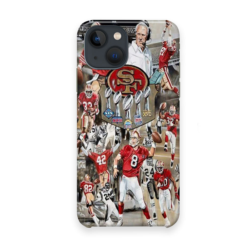 NFL San Francisco 49ers Team Show iPhone 13 Case