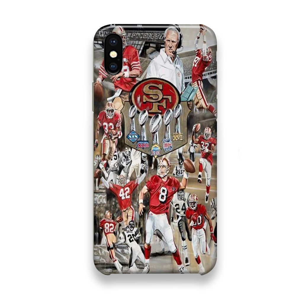 NFL San Francisco 49ers Team Show iPhone Xs Case