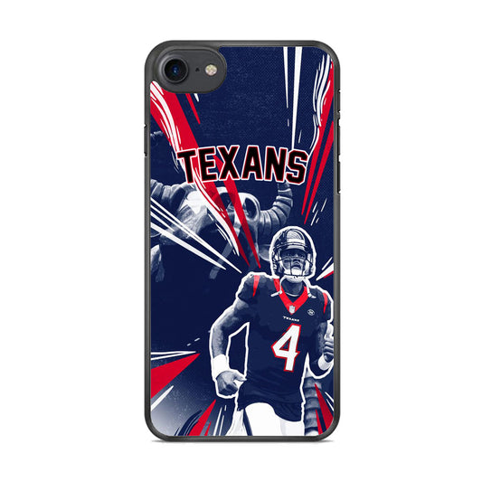 NFL Texans Number Four iPhone 8 Case