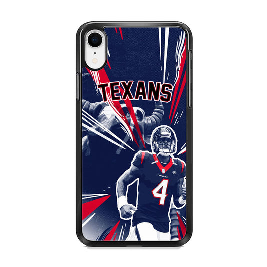 NFL Texans Number Four iPhone XR Case