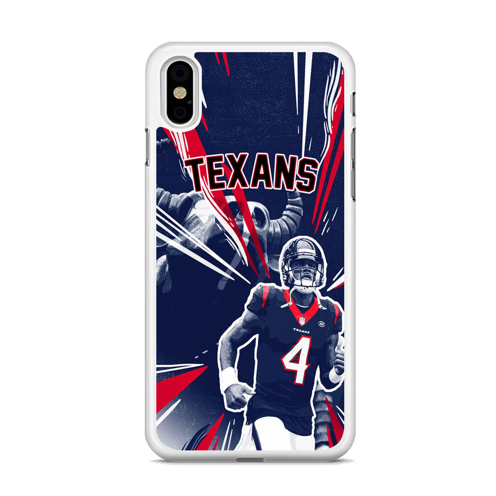 NFL Texans Number Four iPhone Xs Max Case