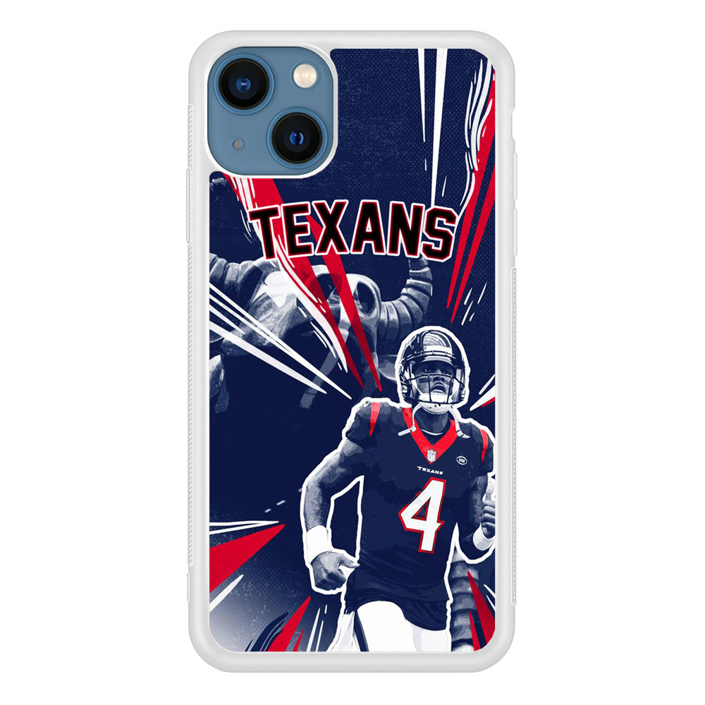 NFL Texans Number Four iPhone 13 Case