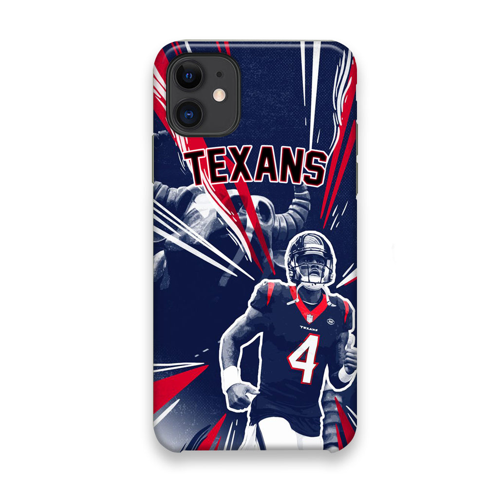 NFL Texans Number Four iPhone 11 Case