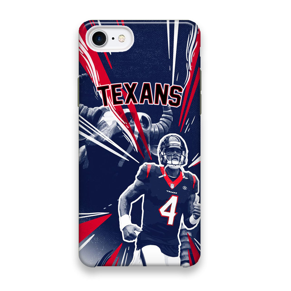 NFL Texans Number Four iPhone 8 Case