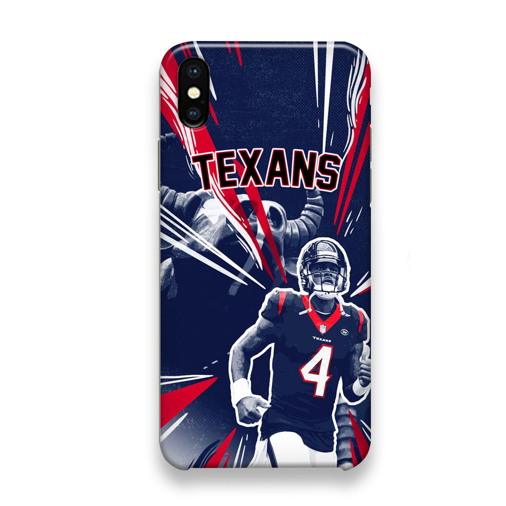 NFL Texans Number Four iPhone Xs Max Case