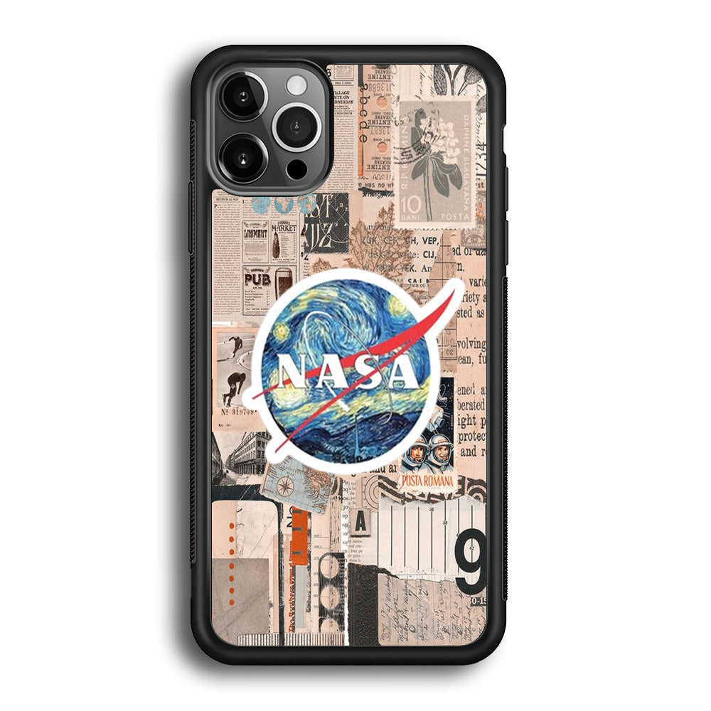 Nasa Logo Ancient papper iPhone 12 Pro Max Case