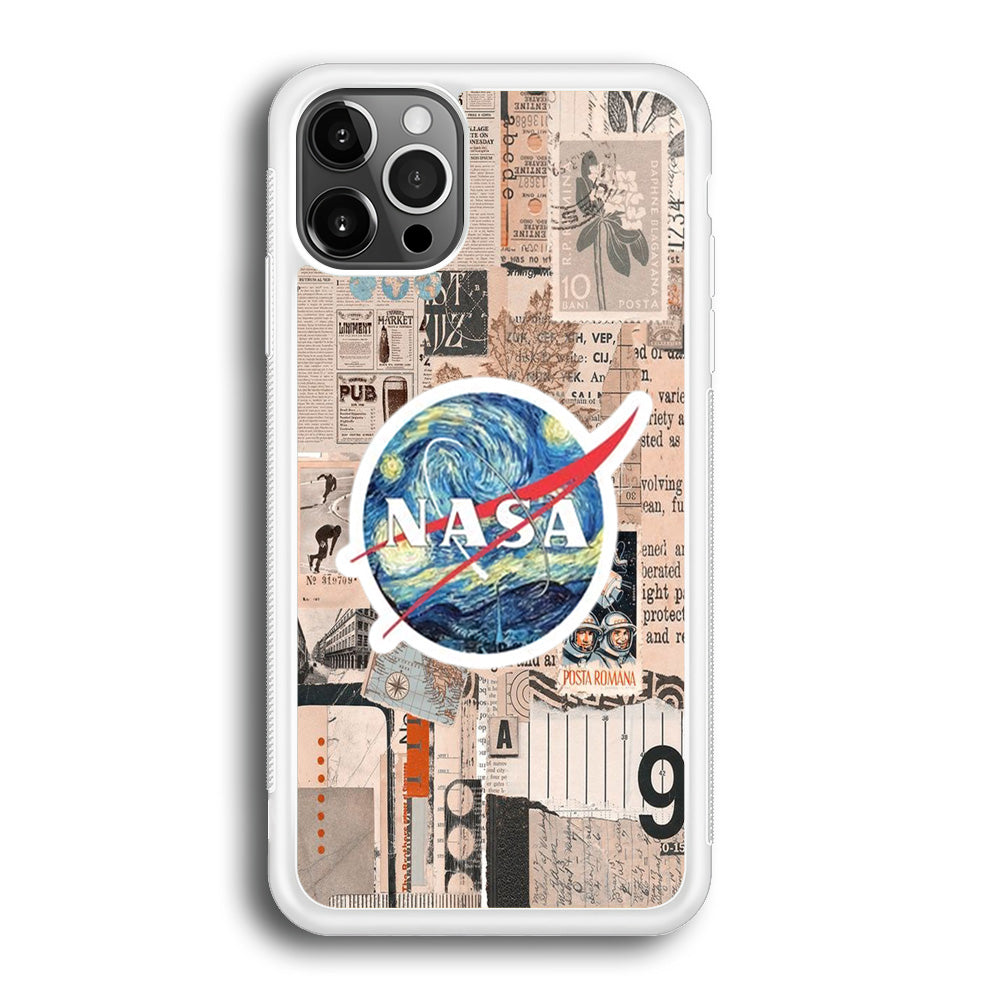 Nasa Logo Ancient papper iPhone 12 Pro Max Case