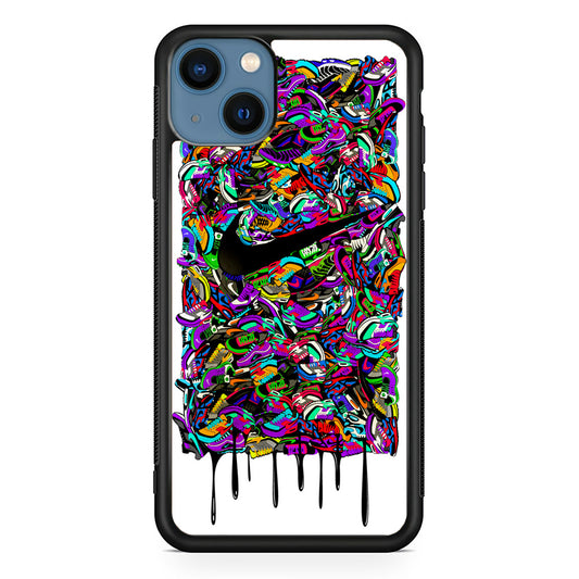 Nike Art Dripping Paint iPhone 13 Case