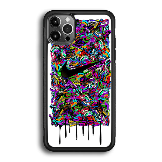 Nike Art Dripping Paint iPhone 12 Pro Max Case