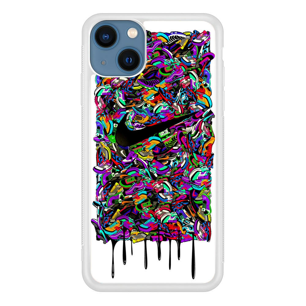 Nike Art Dripping Paint iPhone 13 Case