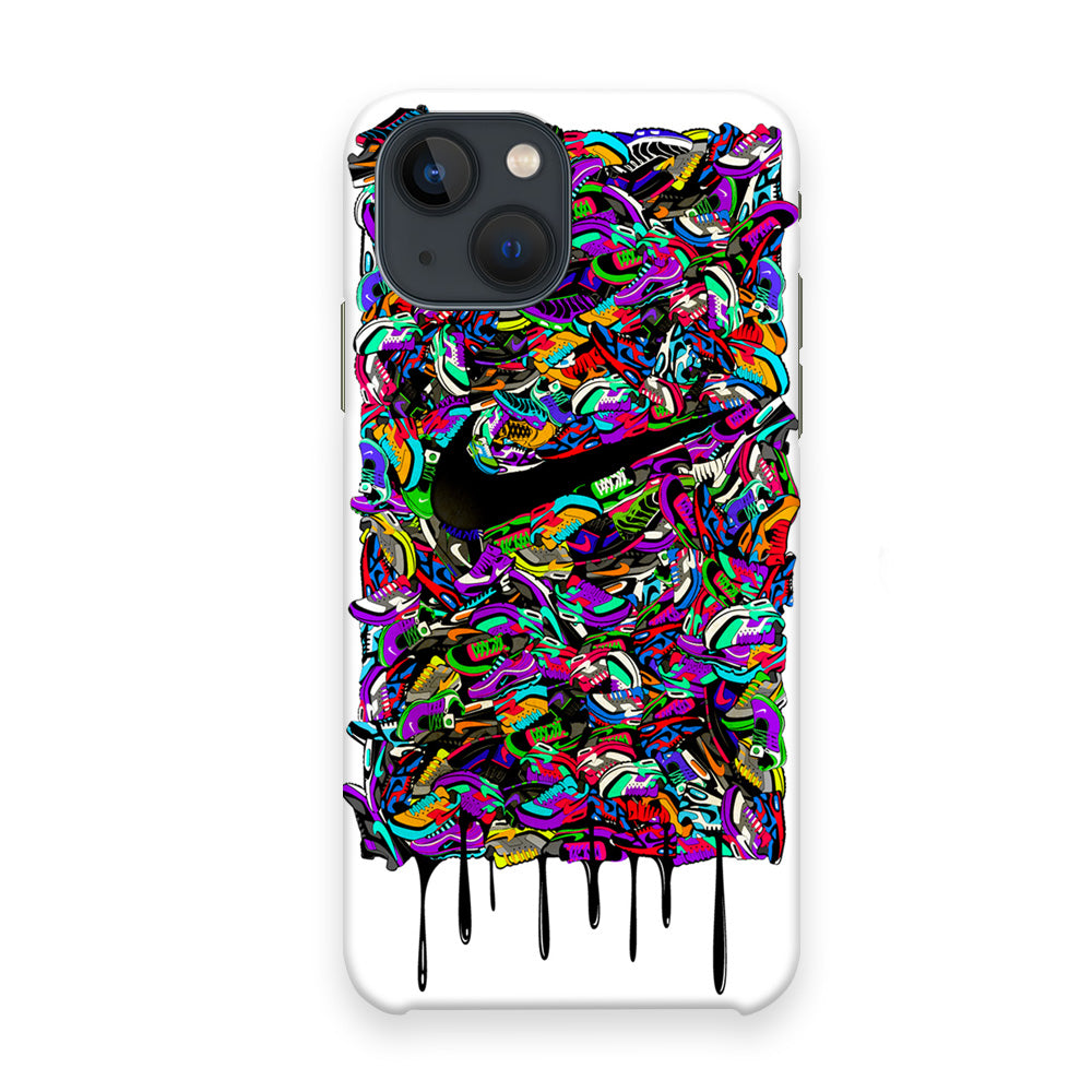 Nike Art Dripping Paint iPhone 13 Case