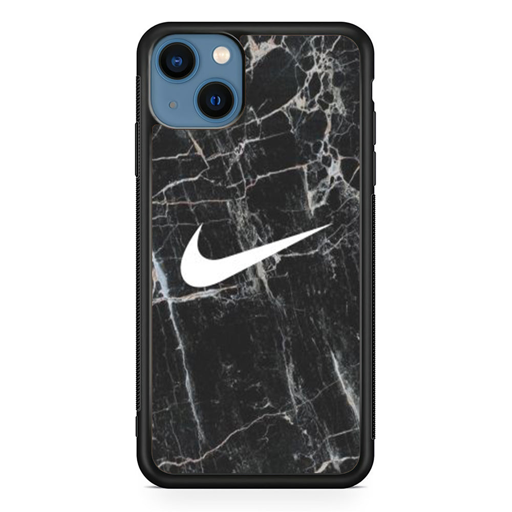 Nike Black Marble iPhone 13 Case