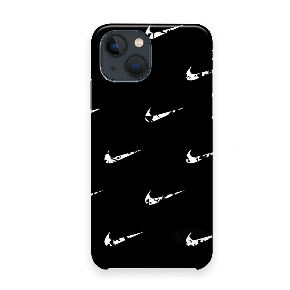 Nike Black Symbol Wallpaper iPhone 13 Case