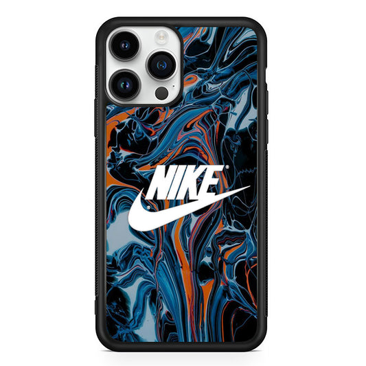 Nike Dark Art Marble Style iPhone 14 Pro Max Case