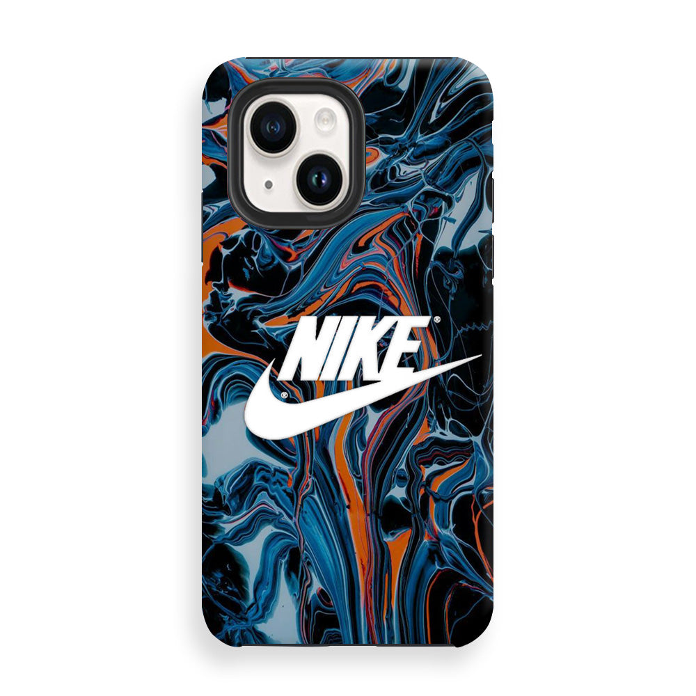 Nike Dark Art Marble Style iPhone 14 Case