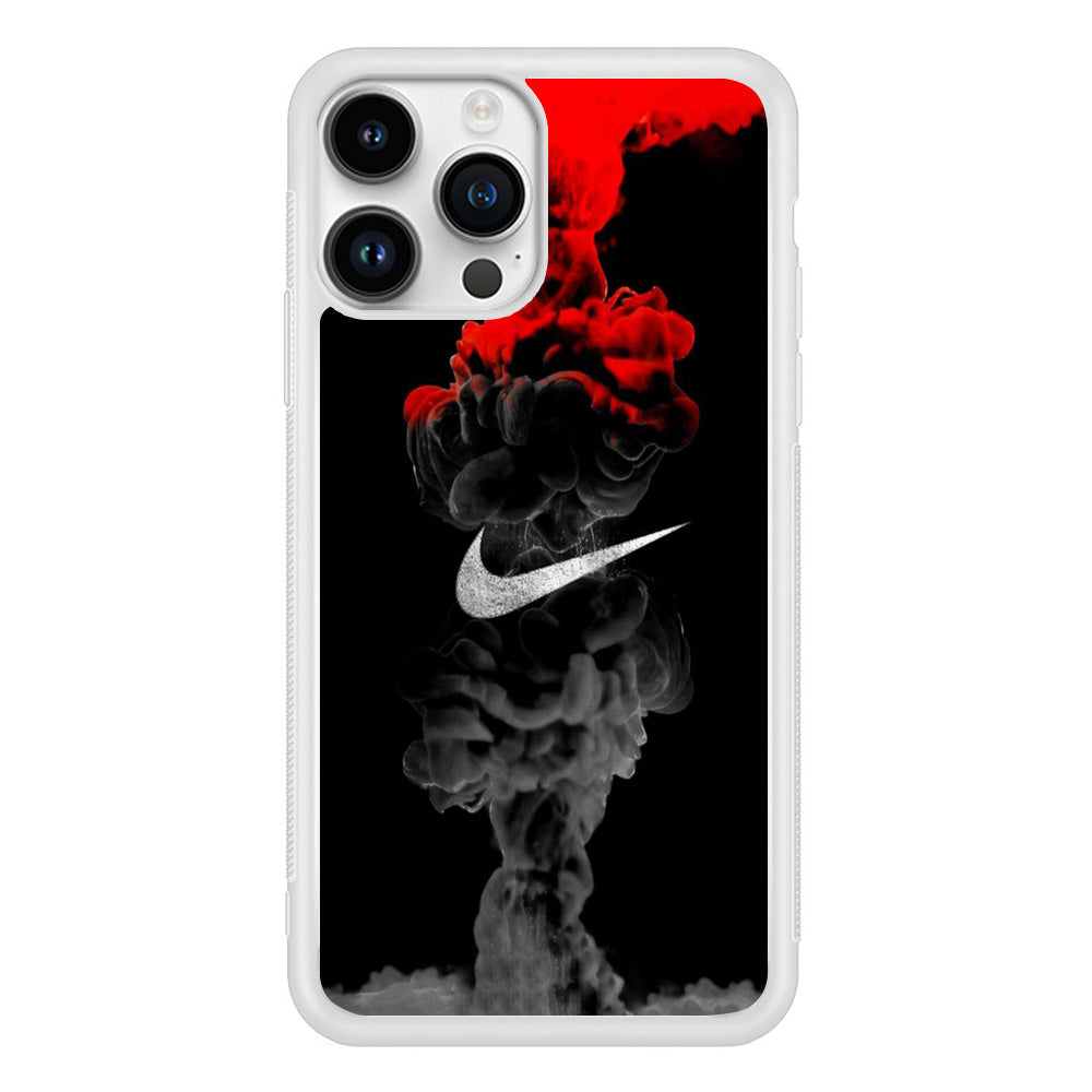 Nike Dark Red Liquid Soda iPhone 15 Pro Max Case