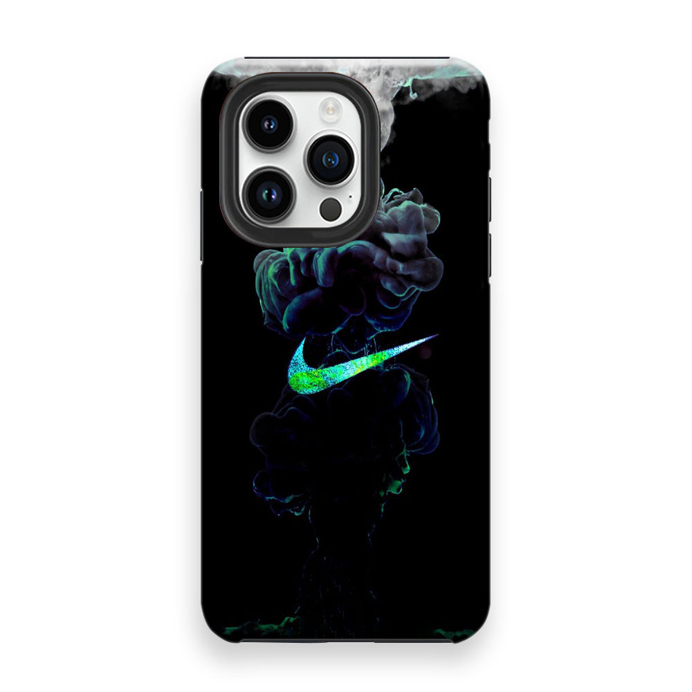Nike Light Green Liquid Soda iPhone 14 Pro Case