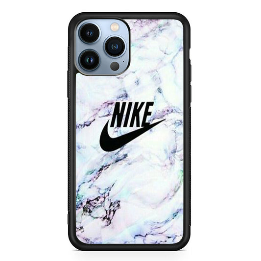 Nike White Marble iPhone 13 Pro Max Case