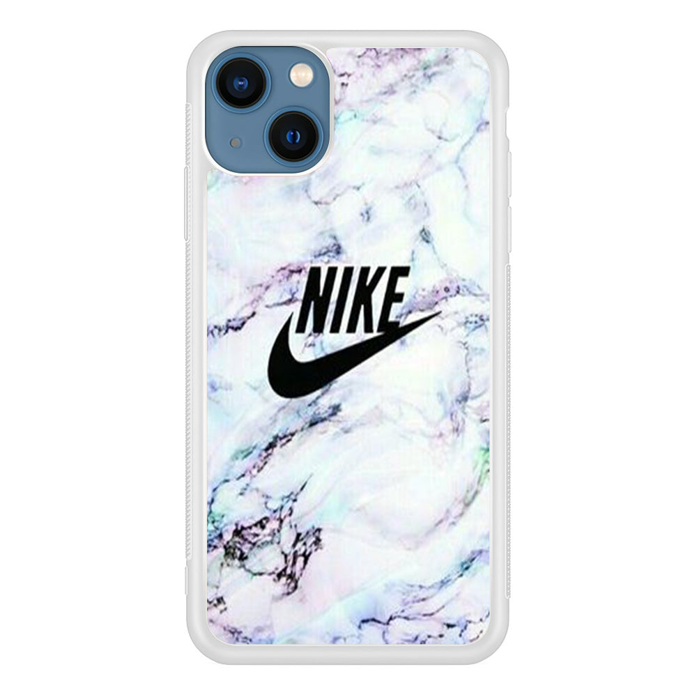 Nike White Marble iPhone 13 Case