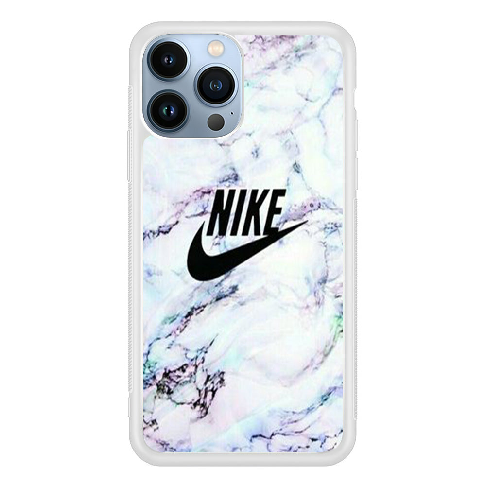 Nike White Marble iPhone 13 Pro Max Case