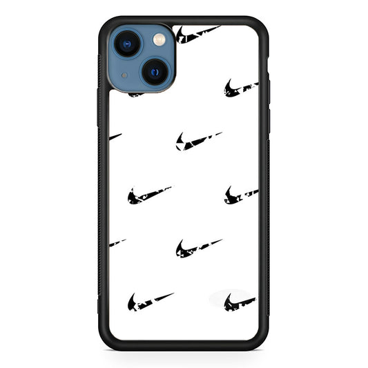 Nike White Symbol Wallpaper iPhone 13 Case