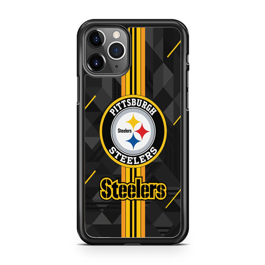 Pittsburgh Steelers Black Shapes iPhone 11 Pro Case