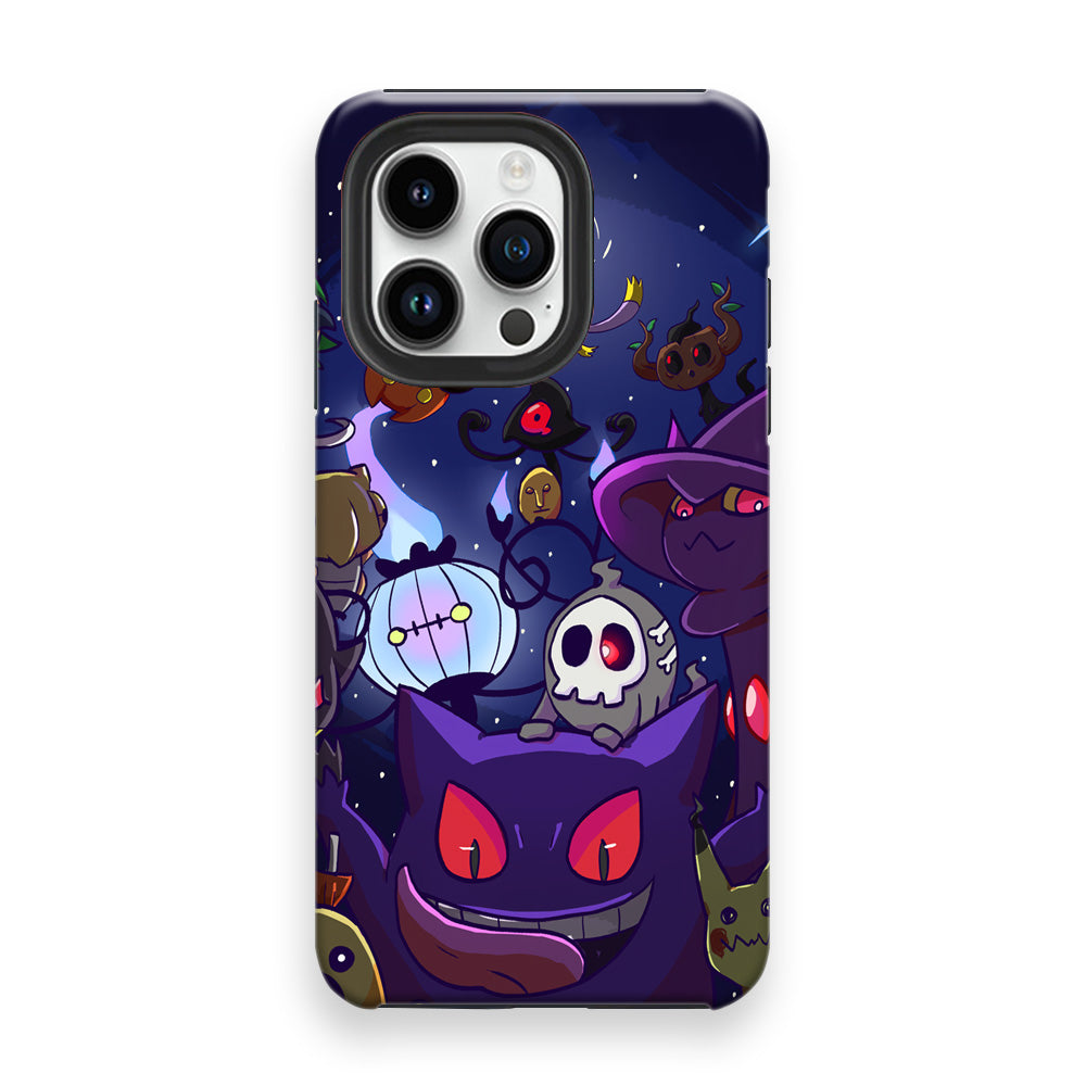 Pokemon Feel The Halloween iPhone 15 Pro Max Case