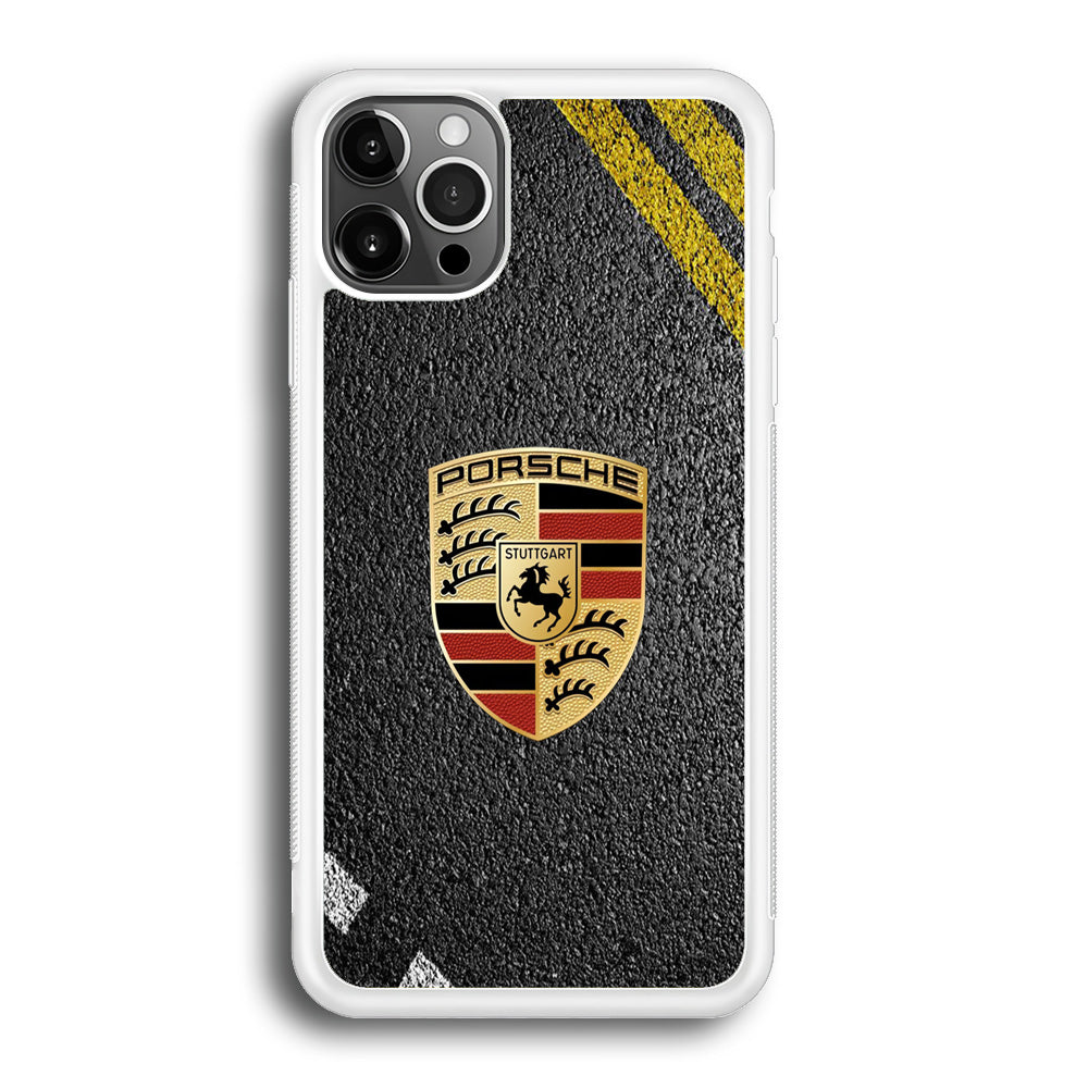 Porsche Logo Speed Road iPhone 12 Pro Max Case