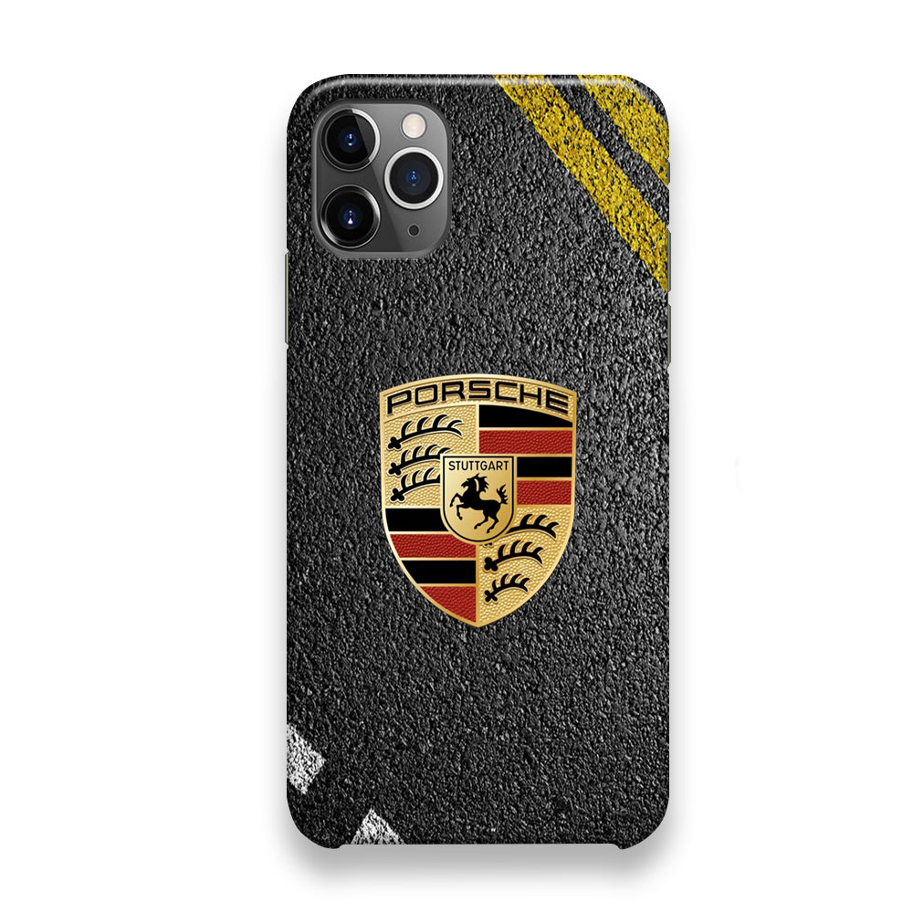 Porsche Logo Speed Road iPhone 12 Pro Max Case