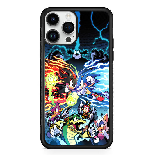 Sonic The Hedgehog Brother Versus iPhone 15 Pro Max Case