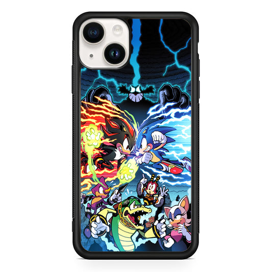 Sonic The Hedgehog Brother Versus iPhone 15 Case