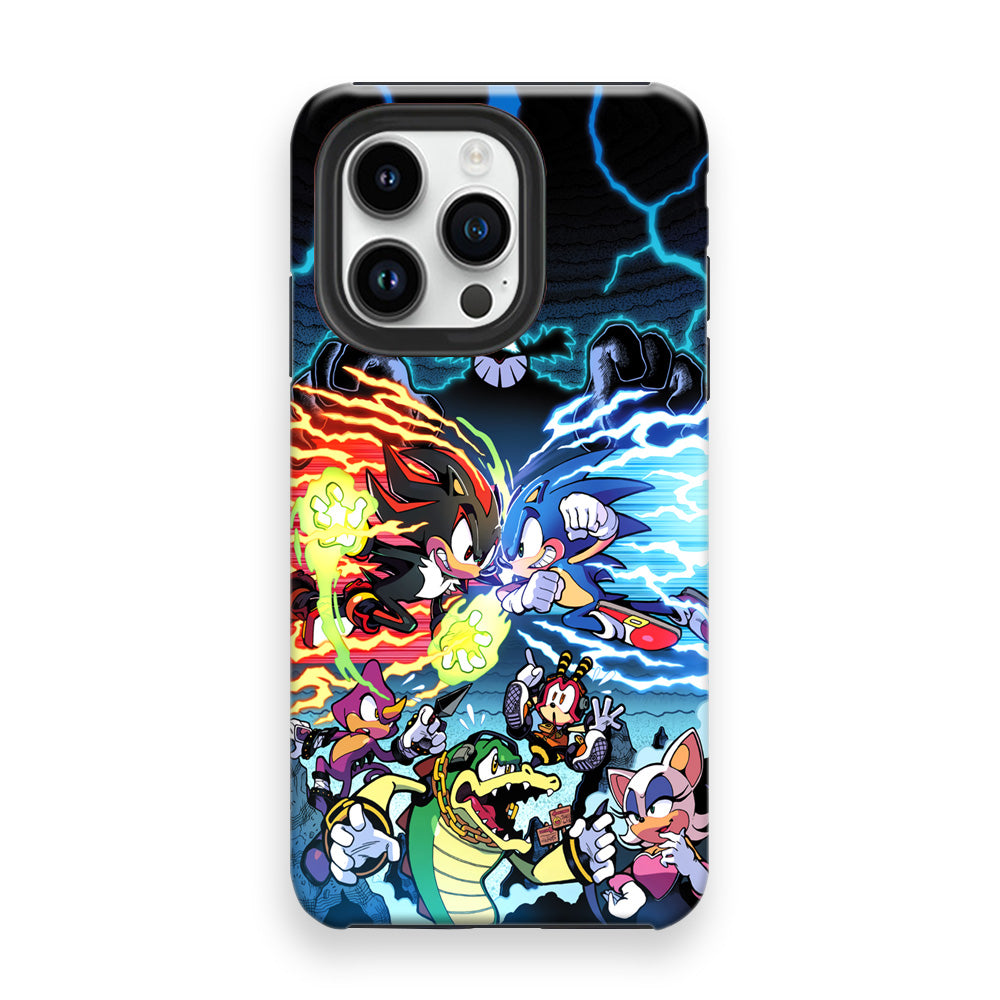 Sonic The Hedgehog Brother Versus iPhone 14 Pro Case