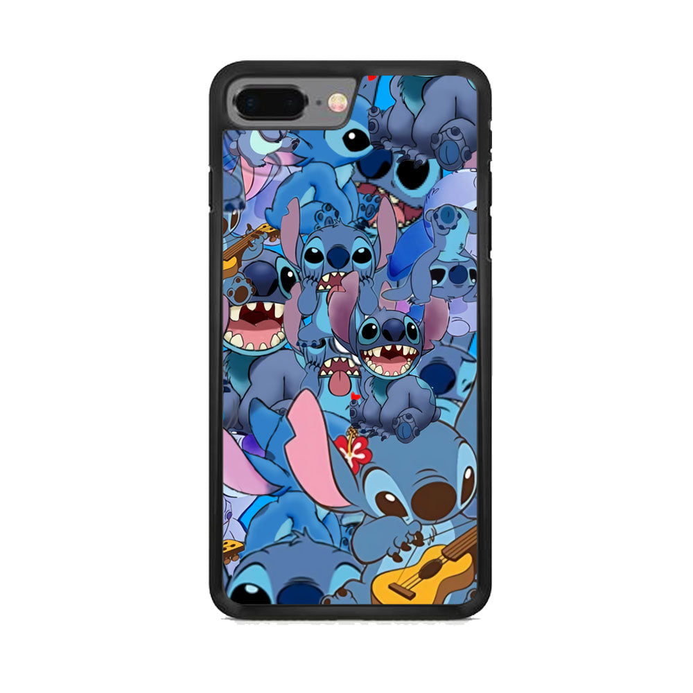 Stitch Cartoon Poster Scene iPhone 7 Plus Case