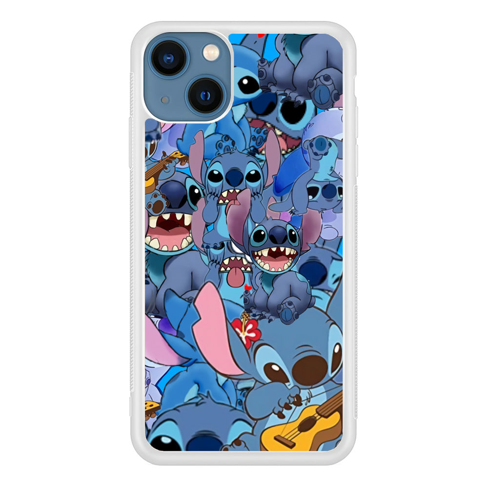 Stitch Cartoon Poster Scene iPhone 13 Case