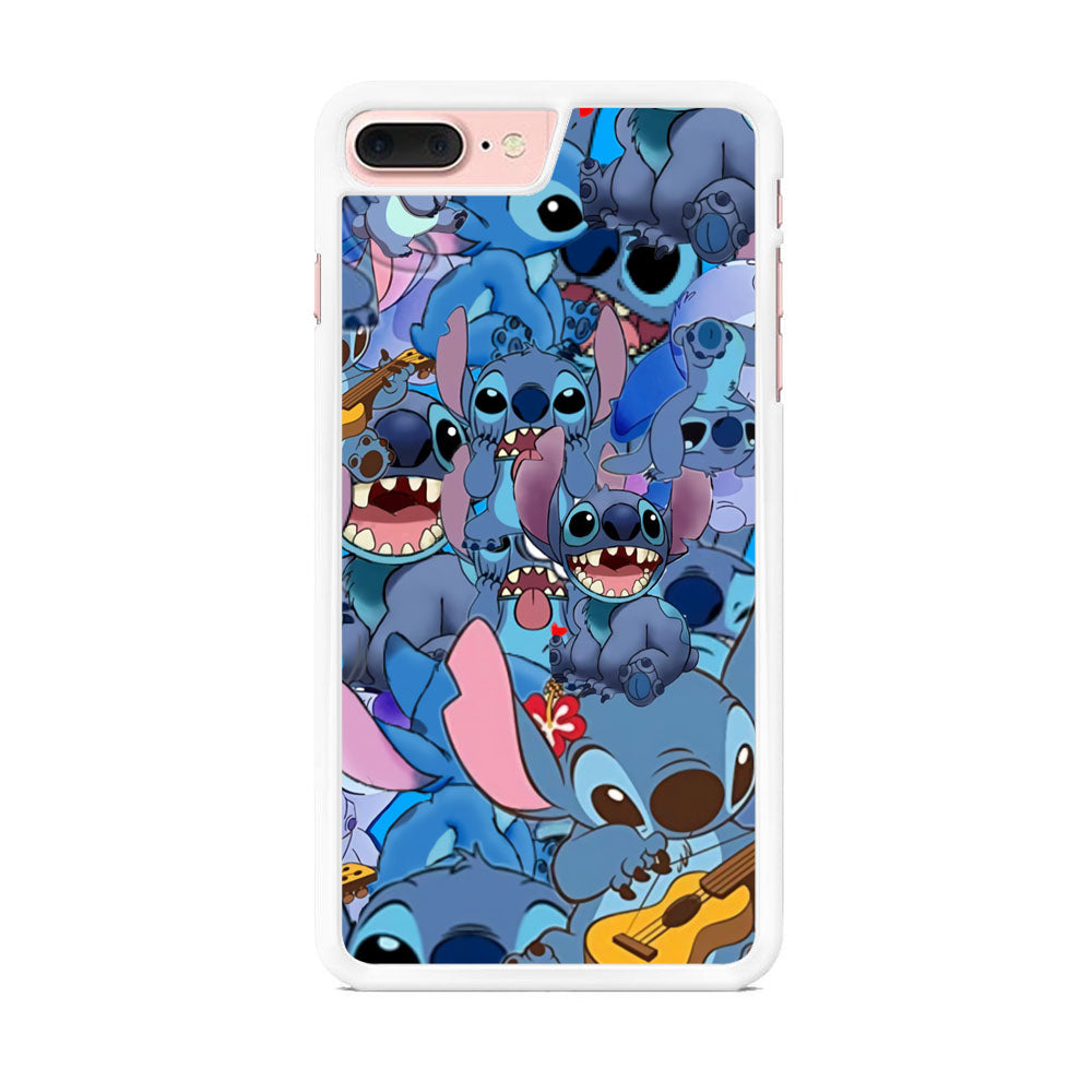 Stitch Cartoon Poster Scene iPhone 7 Plus Case