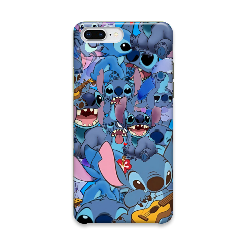 Stitch Cartoon Poster Scene iPhone 7 Plus Case