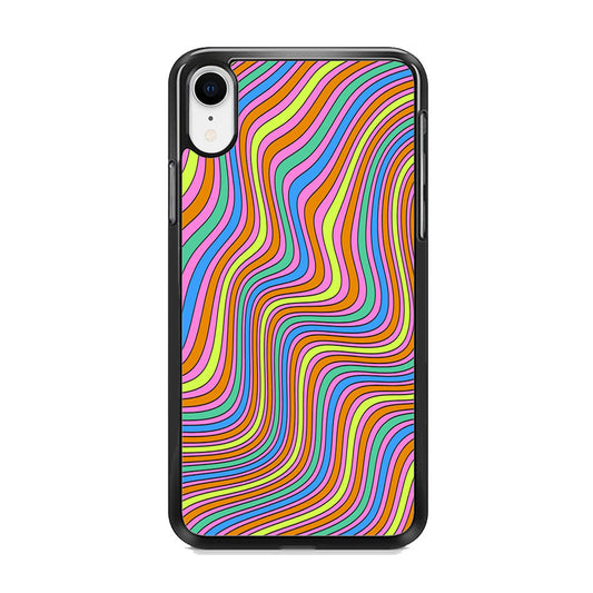 Abstract Marble Map Rainbow iPhone XR Case - milcasestore