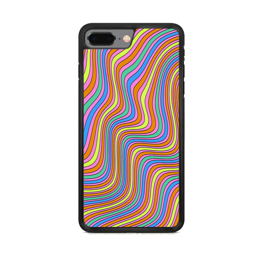 Abstract Marble Map Rainbow iPhone 7 Plus Case