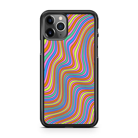 Abstract Marble Map Rainbow iPhone 11 Pro Case