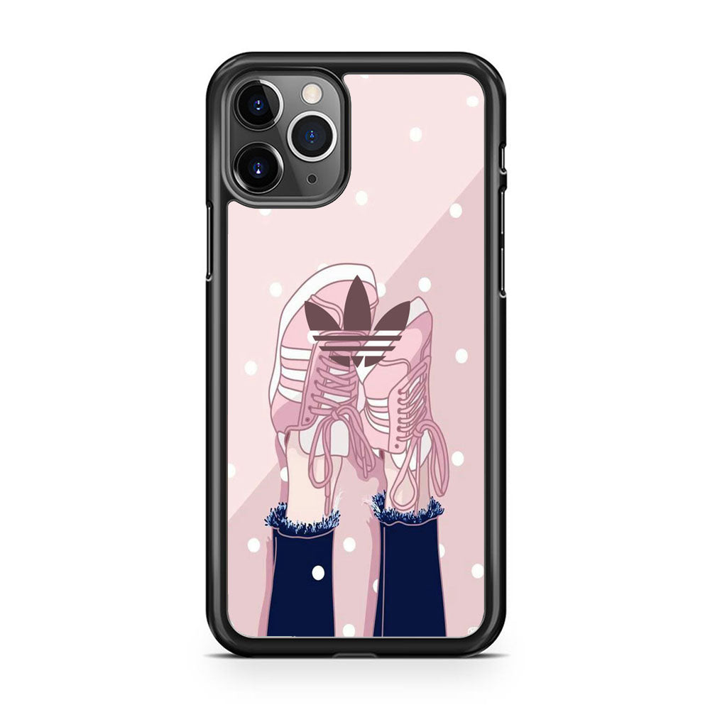 Adidas Pink Shoes Polka Dot iPhone 11 Pro Case