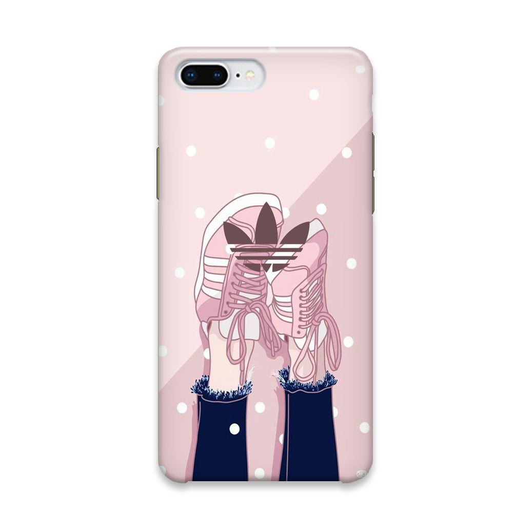 Adidas Pink Shoes Polka Dot iPhone 7 Plus Case