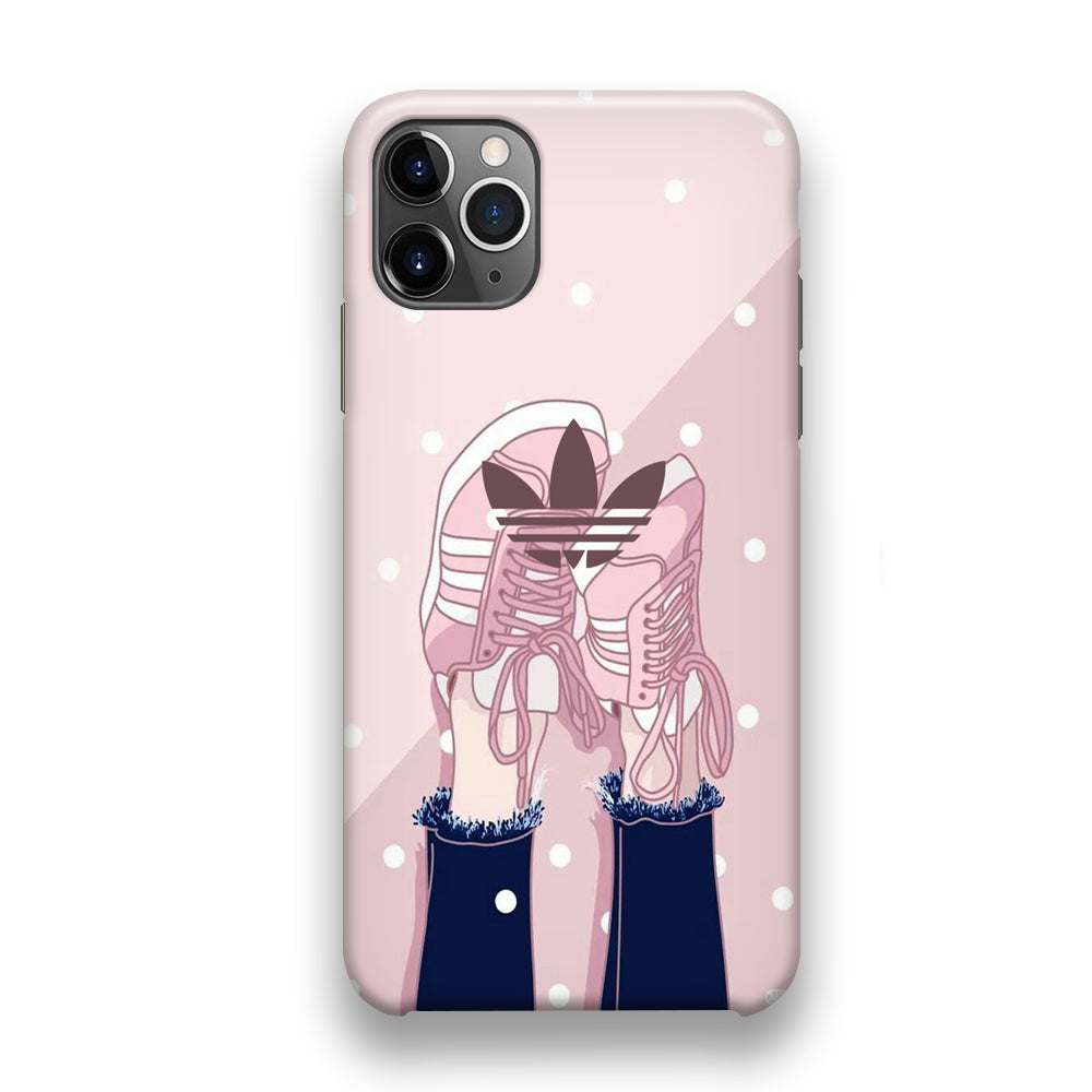 Adidas Pink Shoes Polka Dot iPhone 11 Pro Case