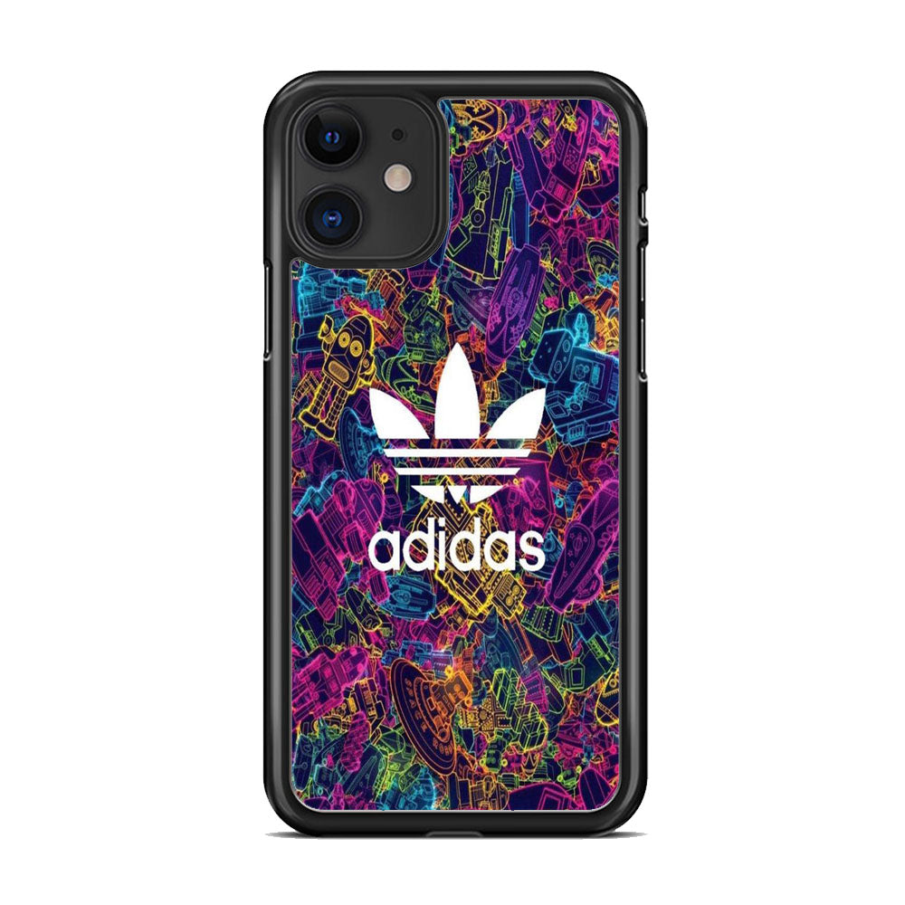 Adidas Robot Wallpaper iPhone 11 Case